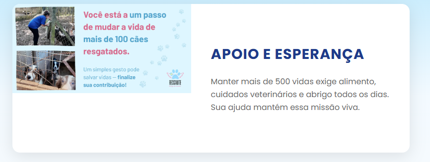Apoio e Esperança